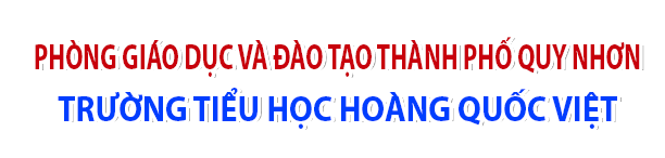 Trường tiểu học Hoàng Quốc Việt Logo